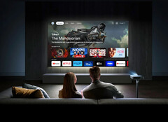 Dangbei Atom obsługuje Google TV z obsługą Hey Google i Chromecast. (Źródło obrazu: Dangbei)