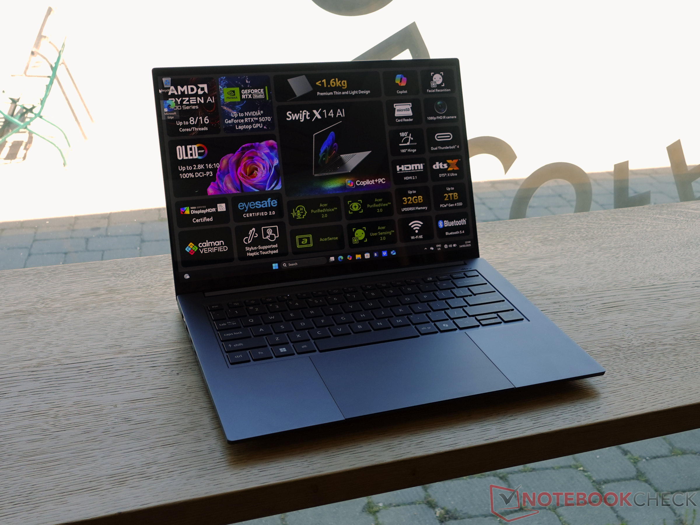 Premiera Acer Swift X 14 AI z kartą graficzną Nvidia RTX 5070 i procesorem AMD Strix Point