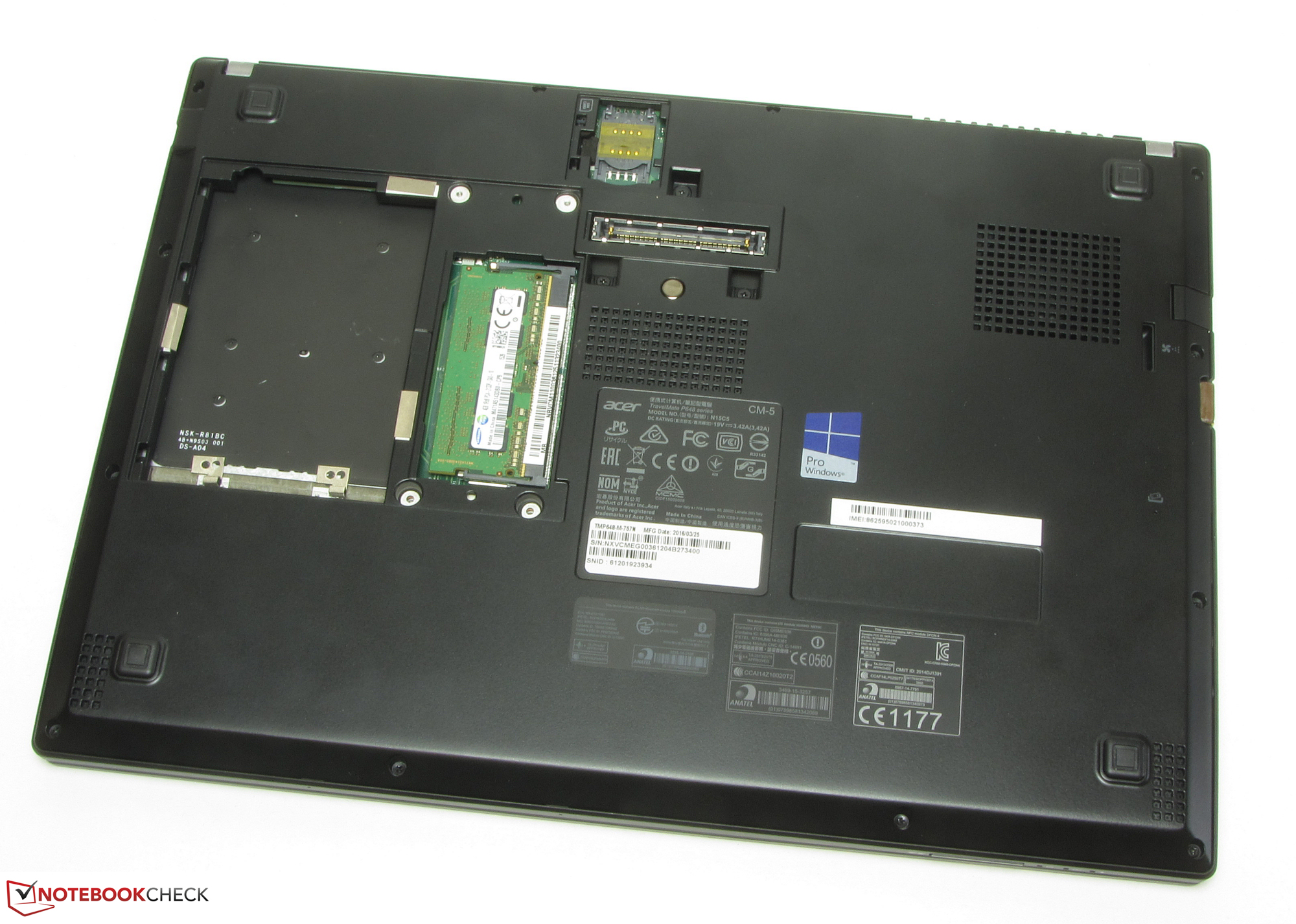 AST Acer Travelmate P648-M P648-MG P653-M P653-MG HDD Dur Disque Drive KH.32008.021 
