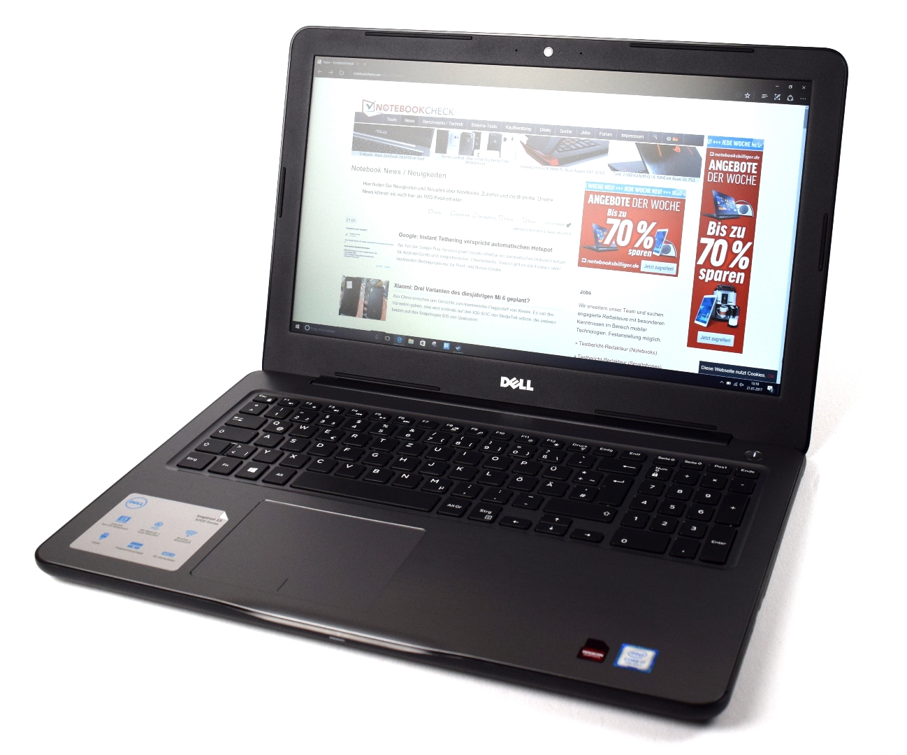 Recenzja Dell Inspiron 15 5567 - Notebookcheck.pl