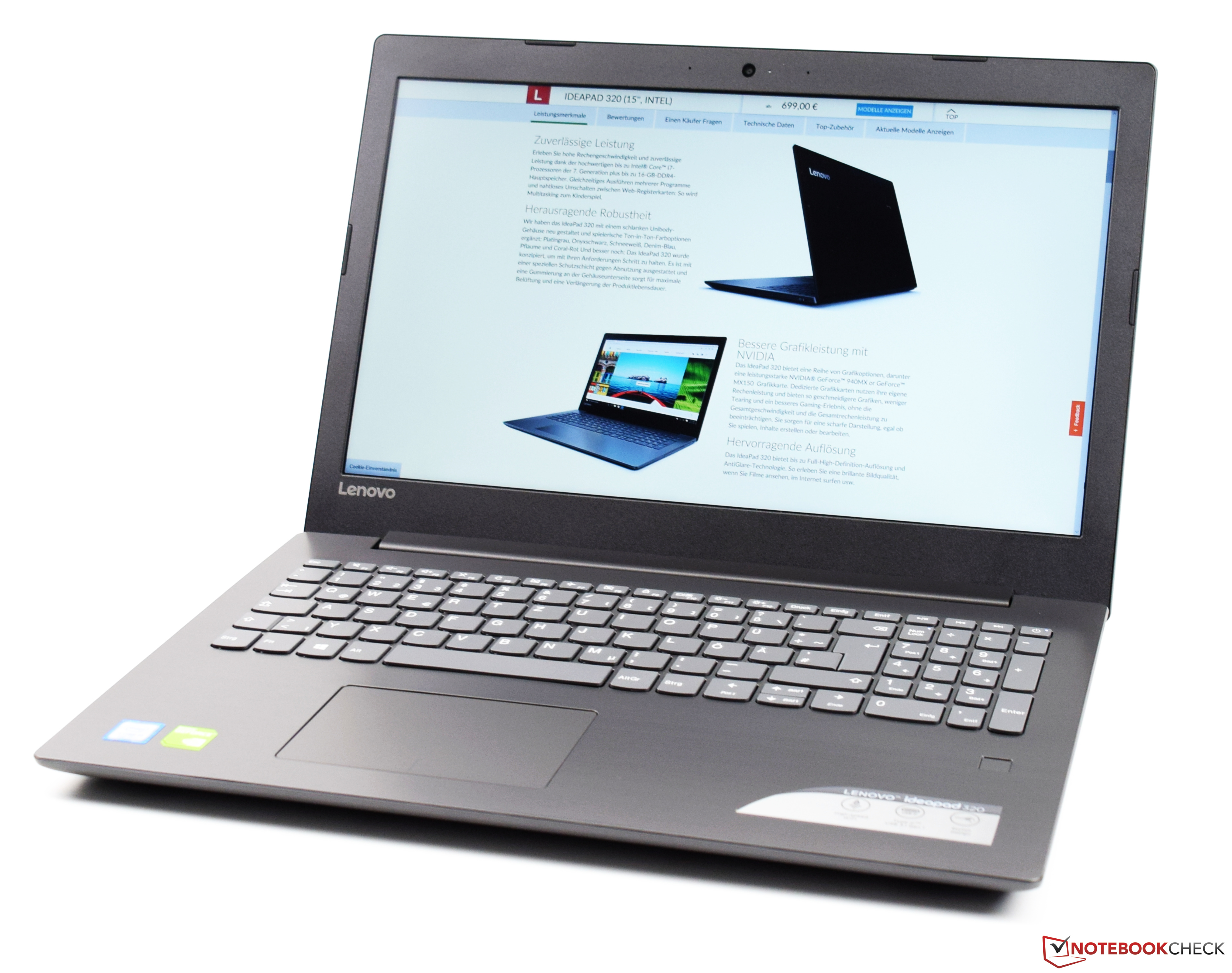 Recenzja Lenovo IdeaPad 320 15IKBRN Kaby Lake Refresh Lenovo IdeaPad 320 15IKBRN full resolution