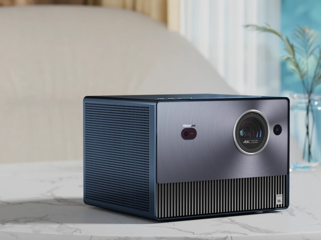 Hisense C1 Trichroma Laser Short Throw Mini Projector, 65~300