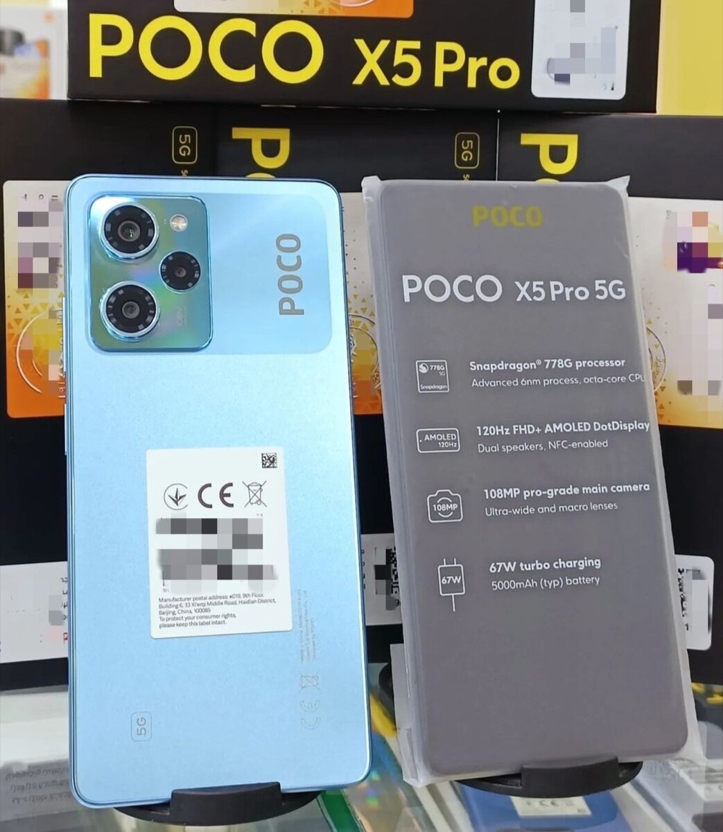 POCO X5 5G i POCO X5 Pro 5G wyciekły zdjęcia praktyczne, a Xiaomi nakreśla  oczekiwania dotyczące wydajności i szczegóły dotyczące wyświetlacza 