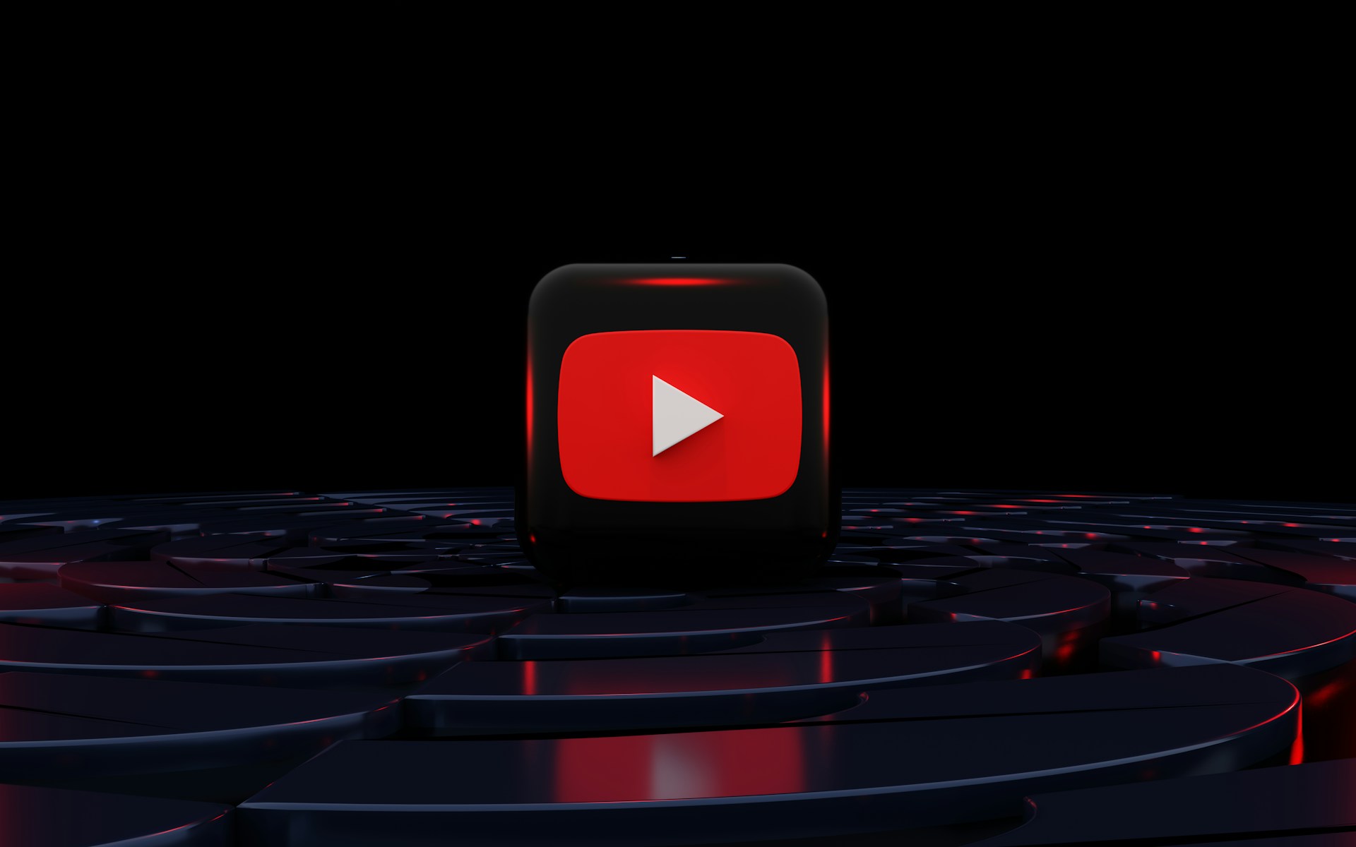 logo YouTube 3D (źródło obrazu: BoliviaInteligente - Unsplash)