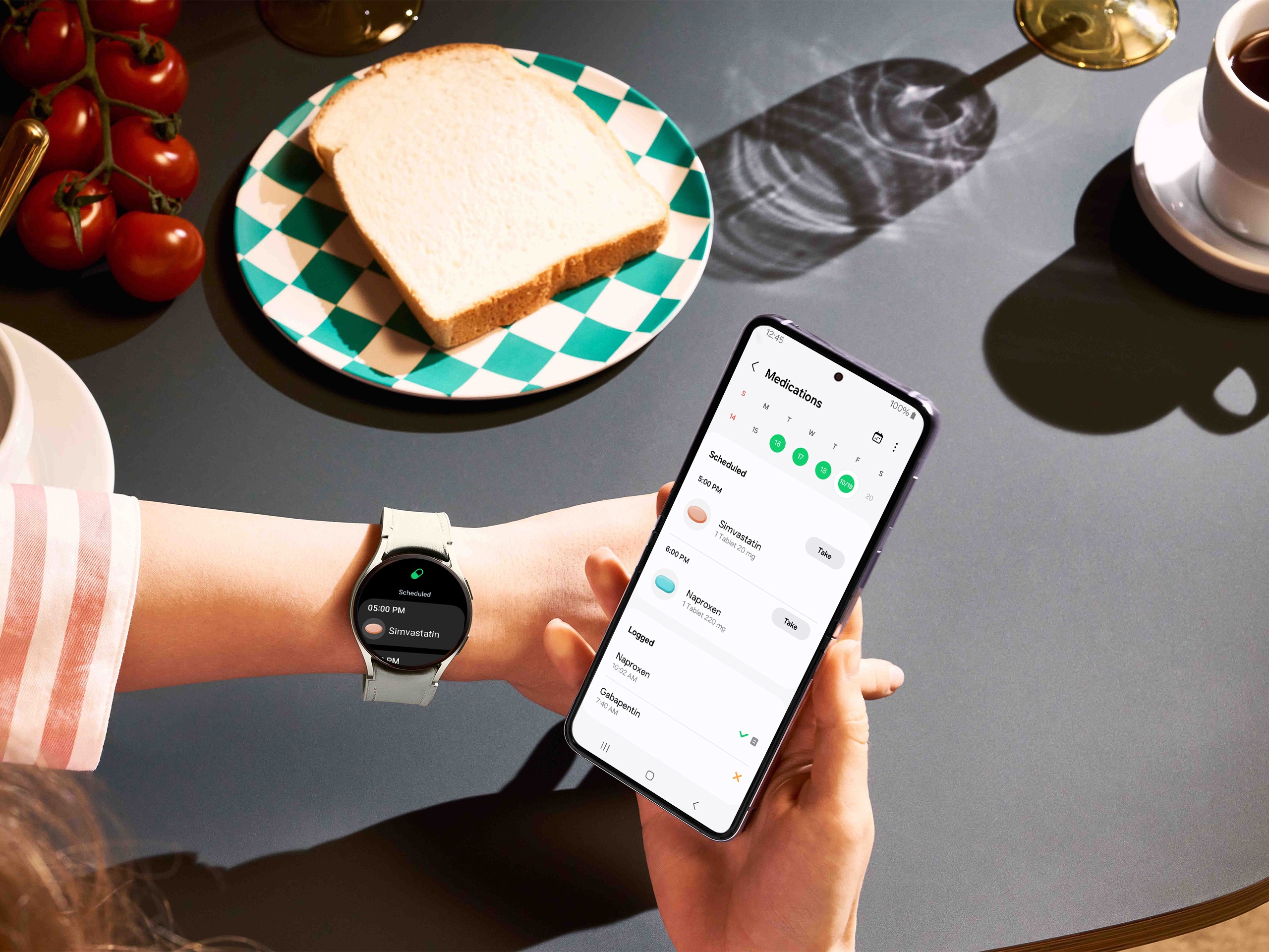 Huawei watch gt samsung on sale health