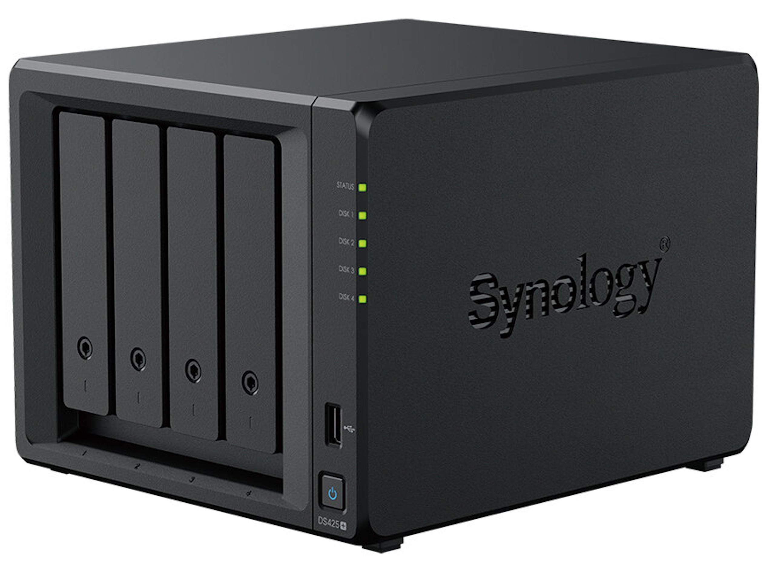 Synology DS425+: Nowy NAS obsługuje cztery dyski HDD, dwa SSD i jest wyposażony w stary procesor