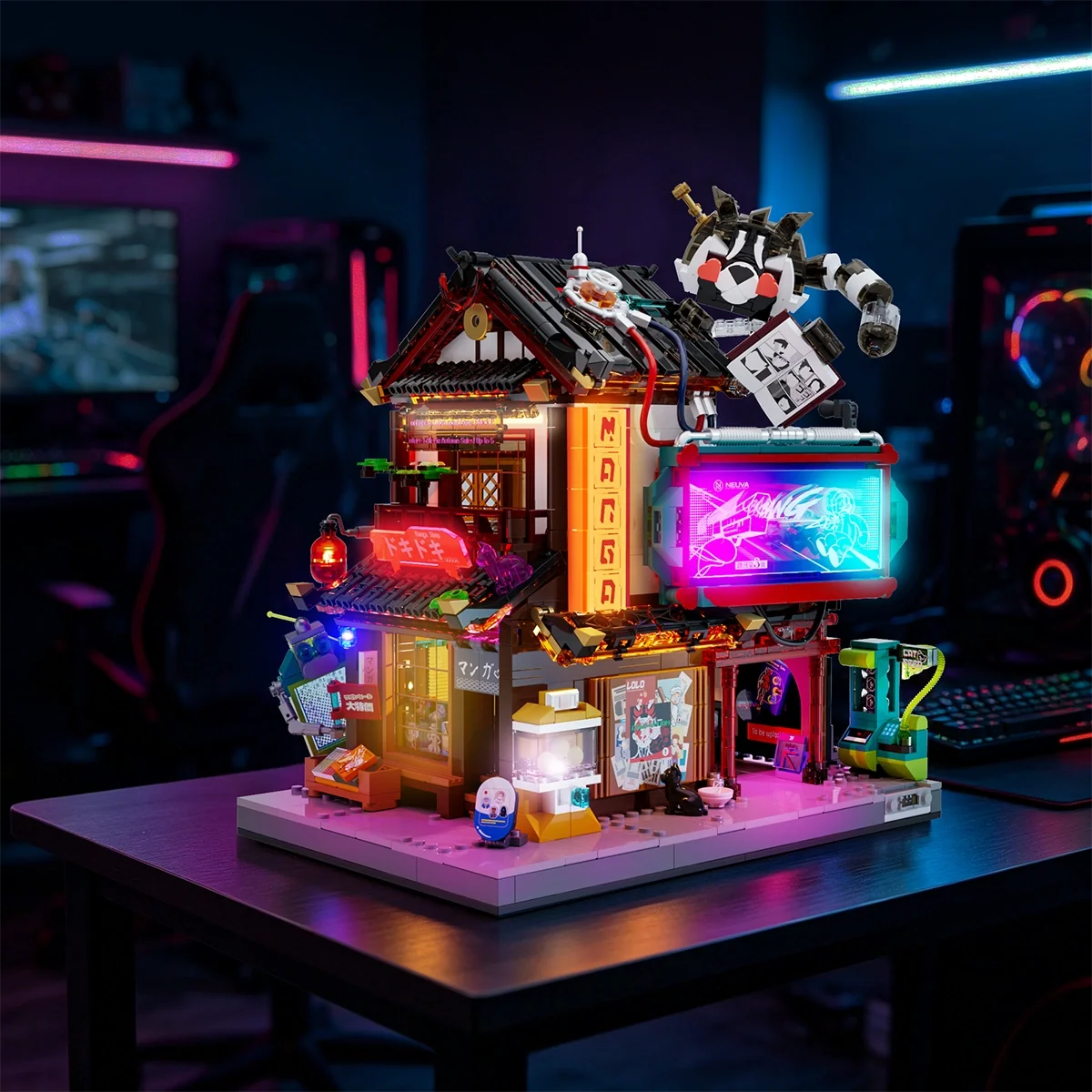 Lumibricks, alternatywa dla klocków Lego, wprowadza na rynek podświetlany zestaw sklepowy inspirowany mangą, wyposażony w 12 diod LED
