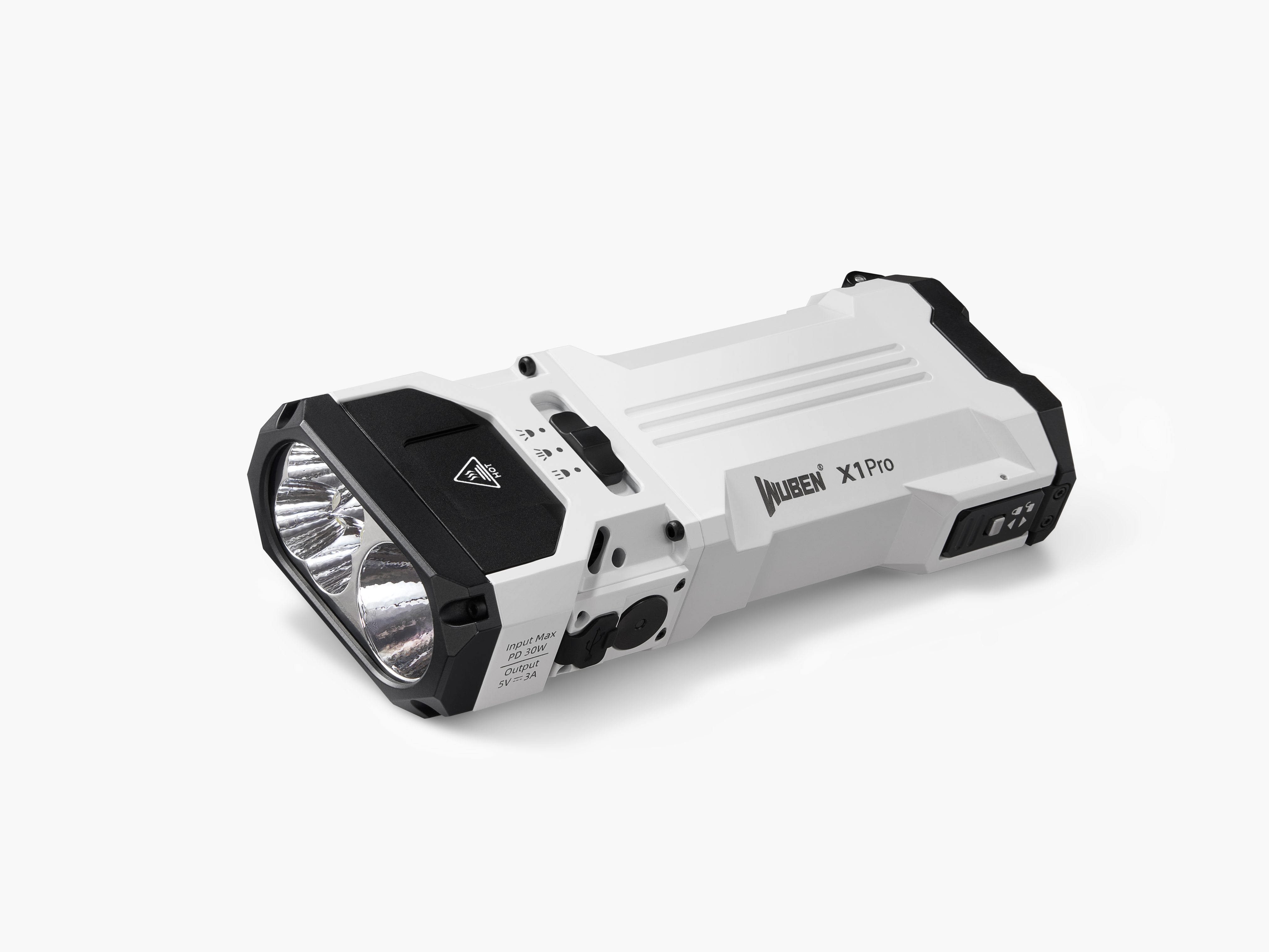 Nowa latarka Wuben X1Pro może służyć jako power bank i jest wyposażona w wymienne baterie