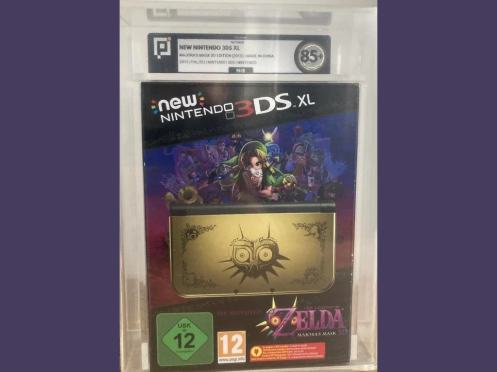 Stopniowane konsole Nintendo 3DS osiągają cenę 1500 USD, ponieważ zapieczętowane egzemplarze Majora's Mask budzą obawy o bezpieczeństwo baterii