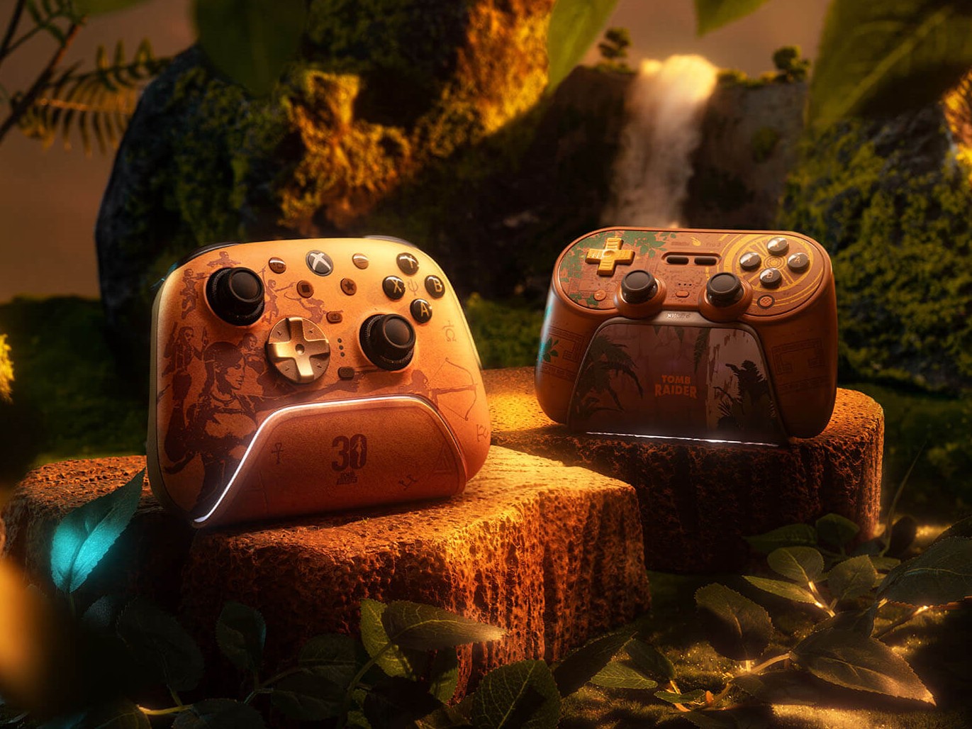 Kontrolery 8BitDo z edycji z okazji 30. rocznicy gry „Tomb Raider” są już dostępne i prezentują się oszałamiająco