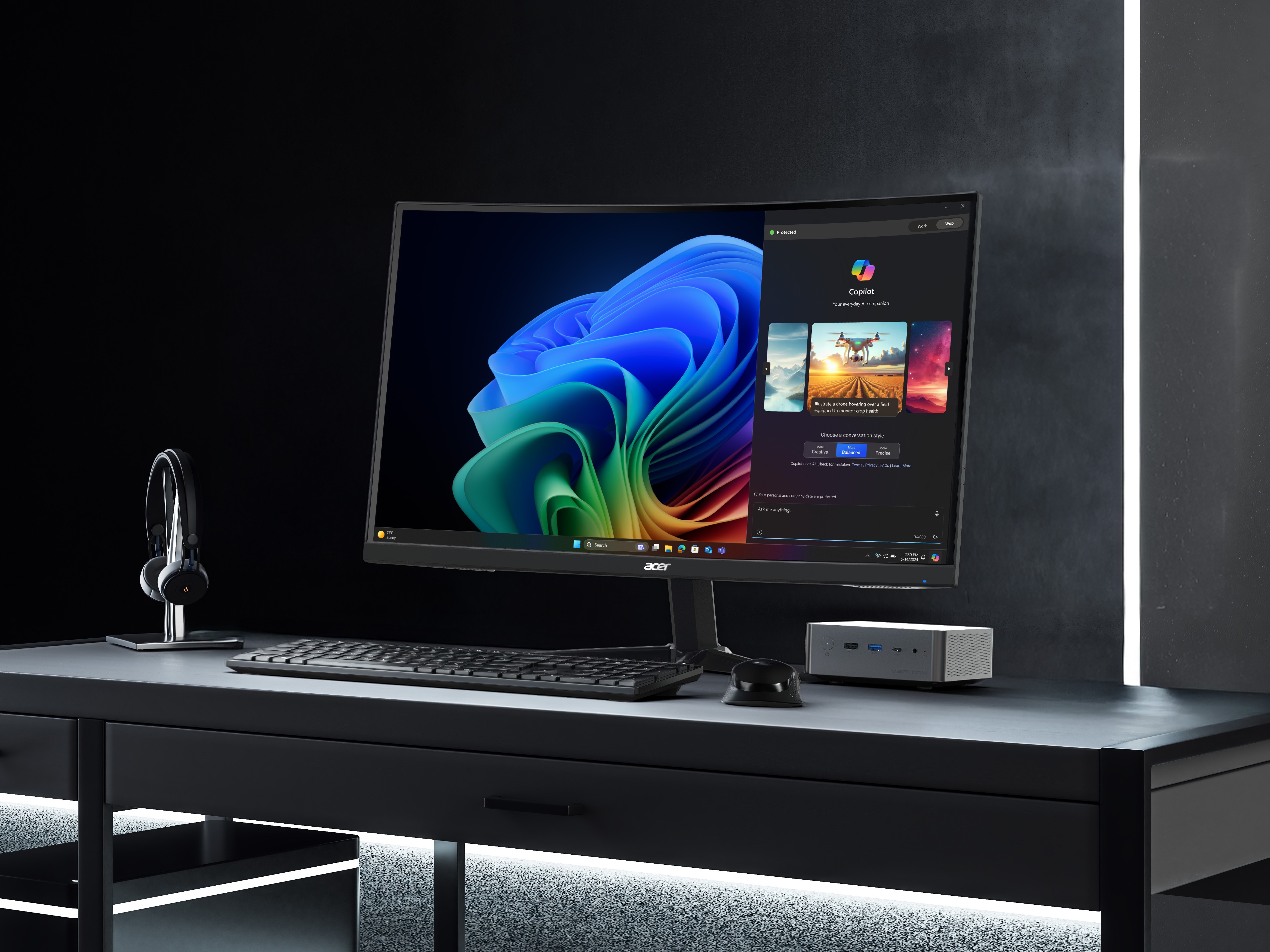 Firma Acer prezentuje niewielką stację roboczą Panther Lake z 96 GB pamięci RAM i technologią OCuLink