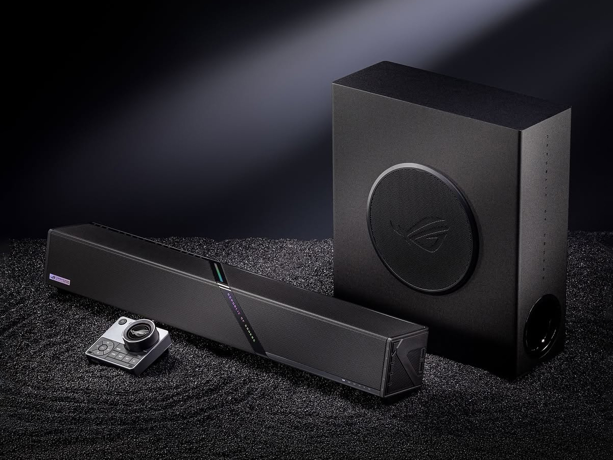 Firma Asus wprowadza na rynek soundbar dla graczy z bezprzewodowym subwooferem i technologią Dolby Atmos