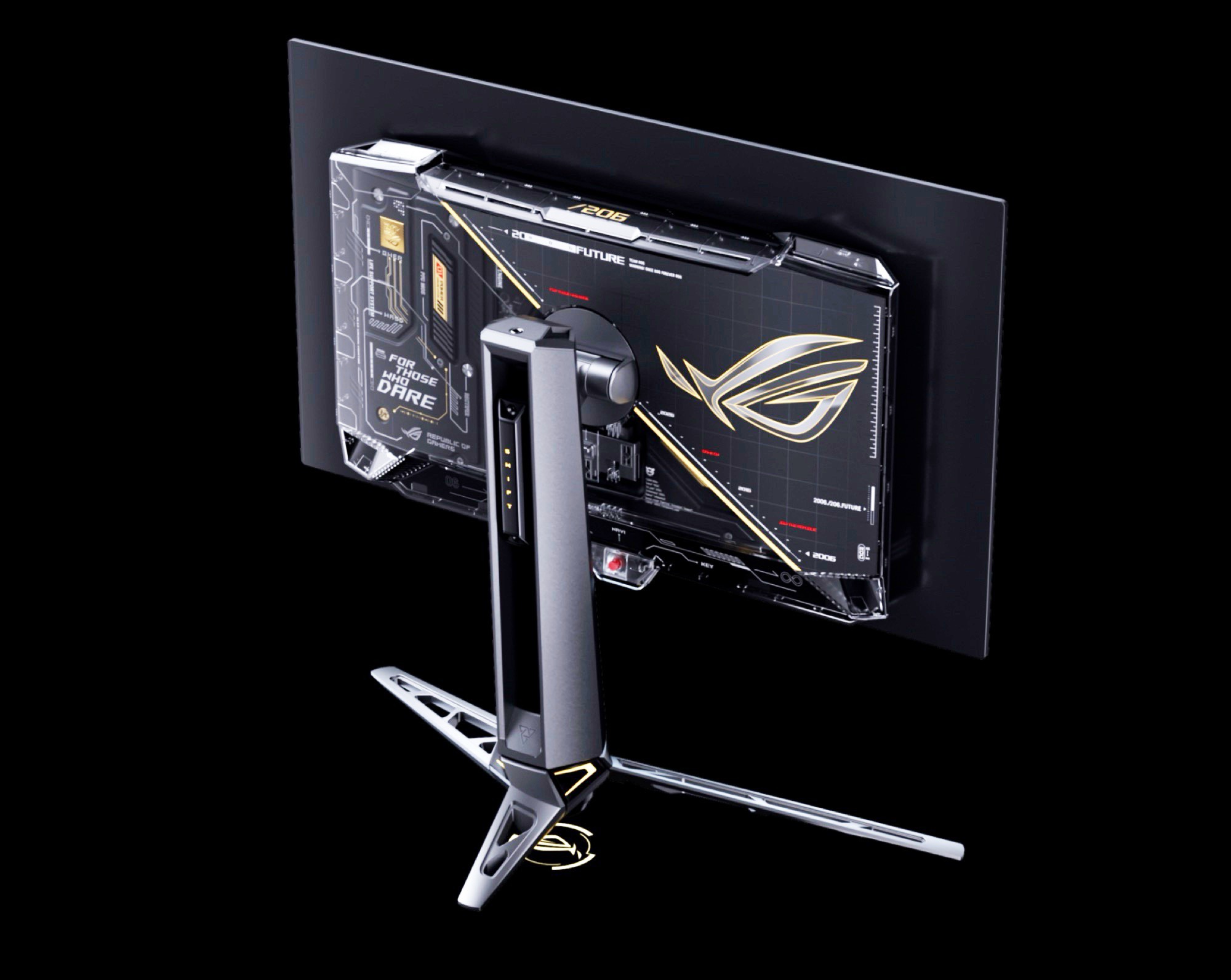 Monitor Asus ROG Swift OLED Edition 20 jest już dostępny z częstotliwością odświeżania 540 Hz, jasnością 1 500 nitów oraz przezroczystą obudową