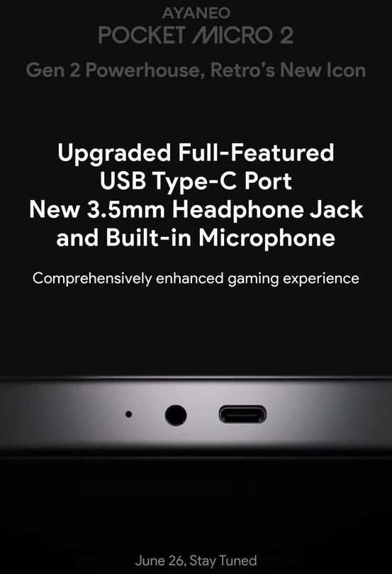 Urządzenie Pocket Micro 2 będzie wyposażone w gniazdo audio oraz mikrofon.