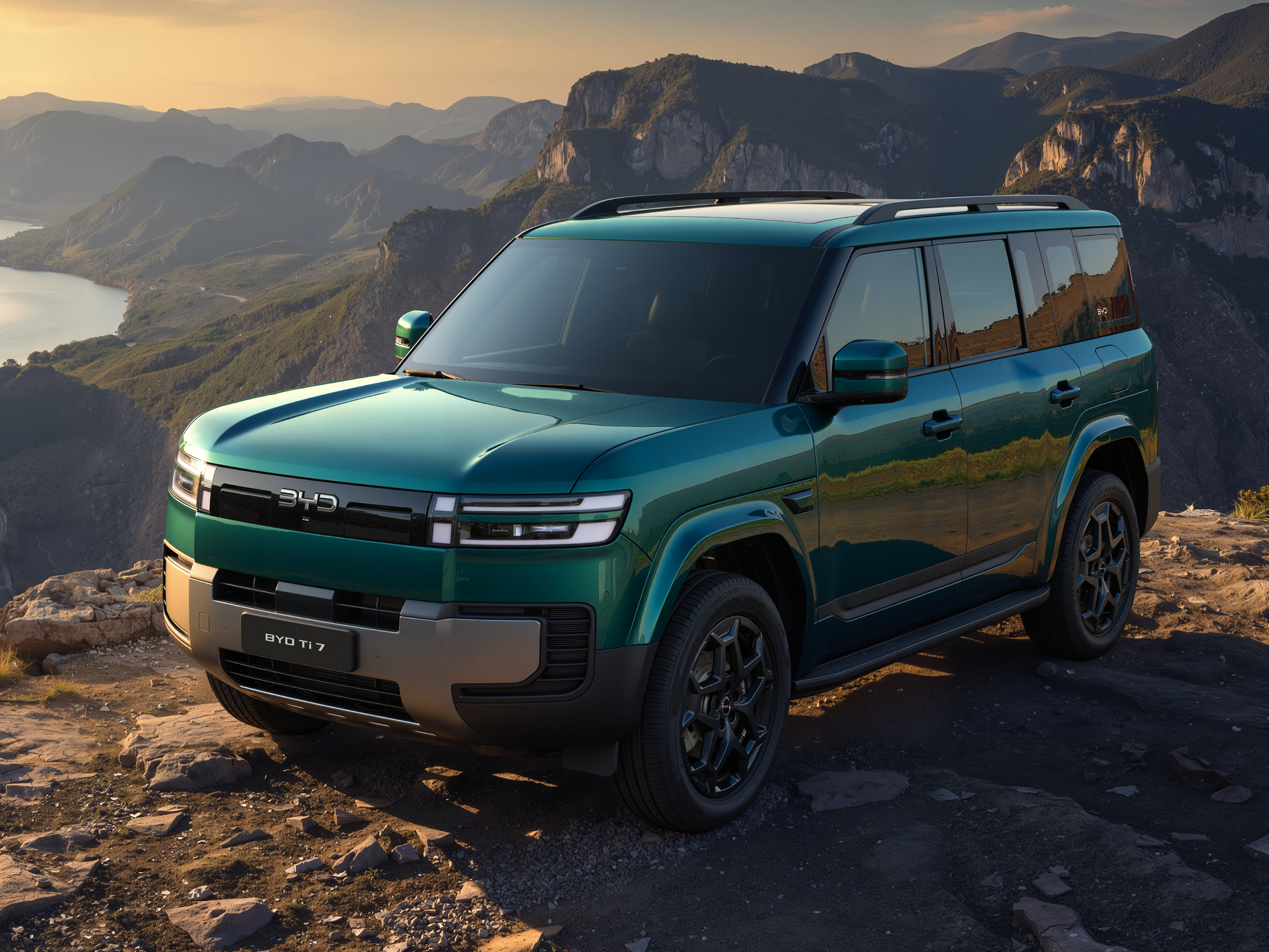BYD Ti 7: Duży hybrydowy SUV typu plug-in konkuruje z Land Roverem Defenderem dzięki agresywnej polityce cenowej