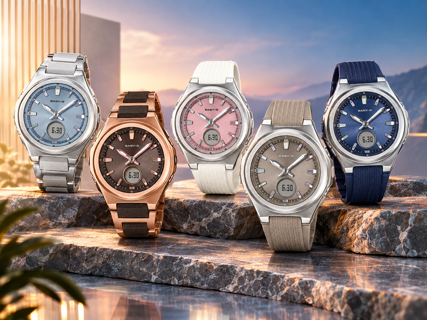 Casio prezentuje 5 nowych lekkich zegarków G-Shock z Tough Solar i Multiband 6