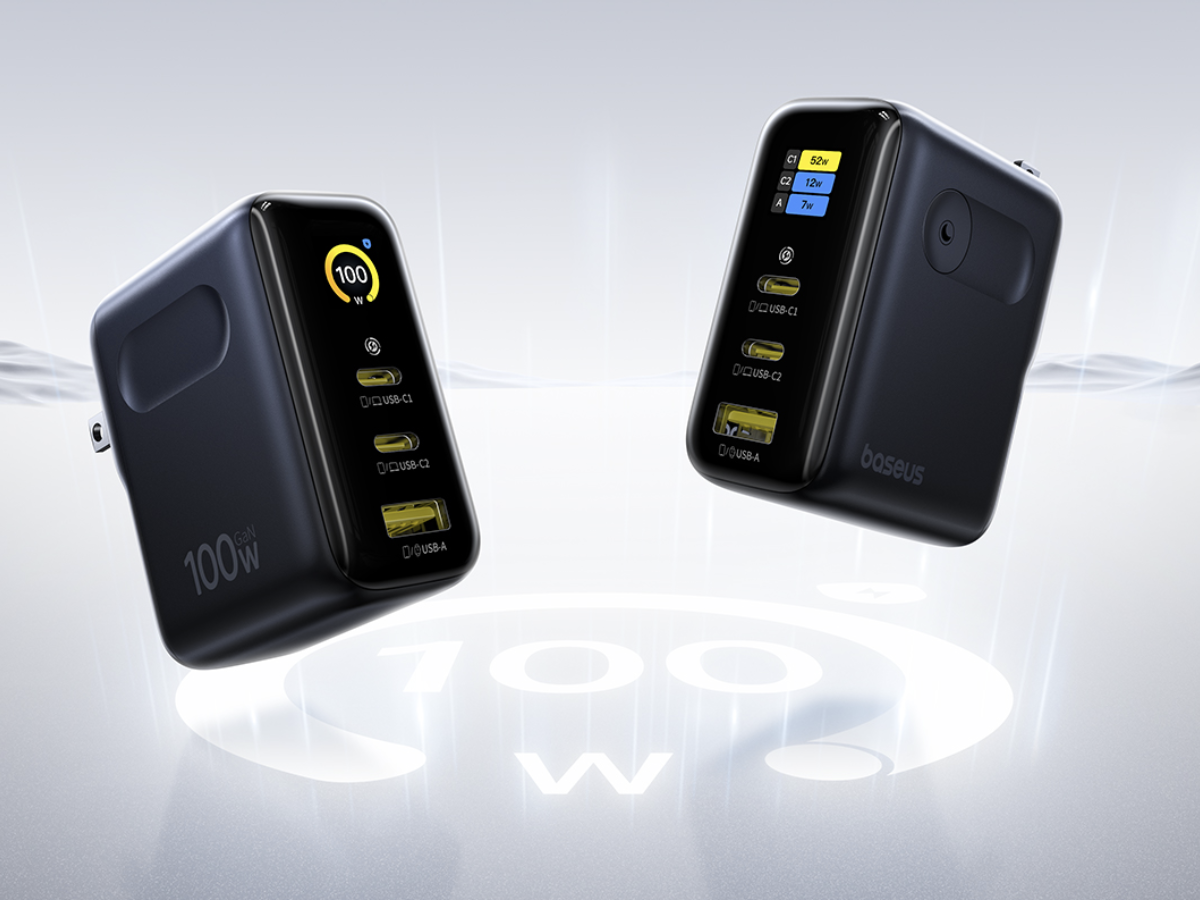 Baseus wypuszcza nową ładowarkę 100W z cyfrowym wyświetlaczem w USA