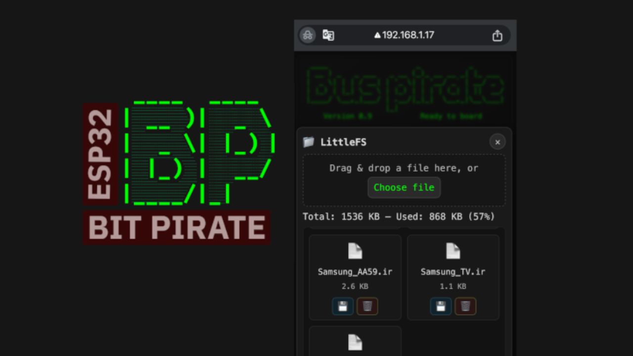 ESP32 Bit Pirate konkuruje z Flipper Zero pod względem ceny i możliwości