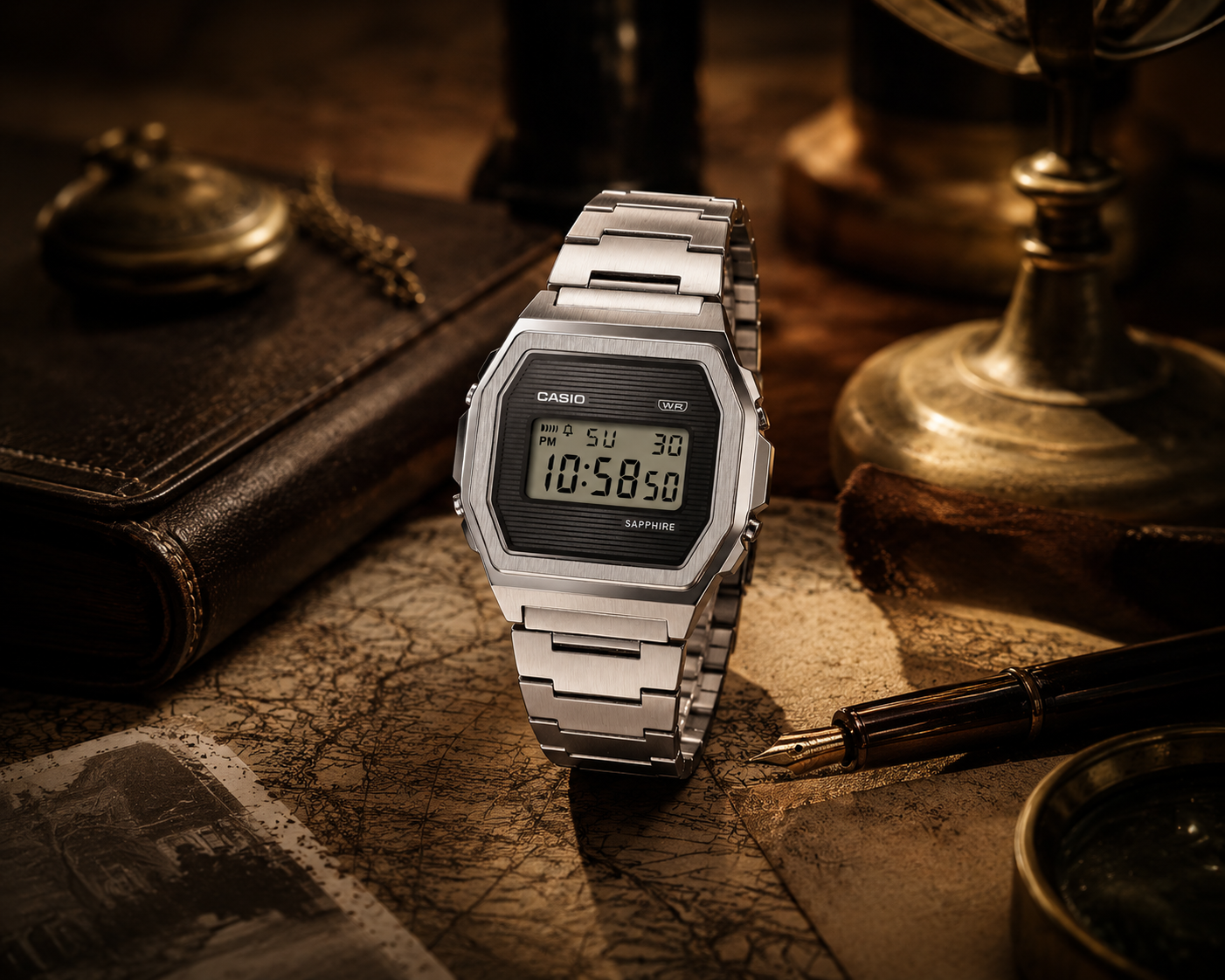Nowy klasyczny zegarek firmy Casio o całkowicie metalowej konstrukcji jest już dostępny na rynkach światowych