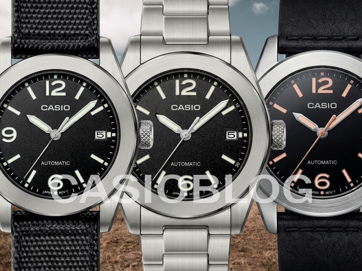 Wyciekły informacje o nowych tytanowych zegarkach mechanicznych firmy Casio, wyposażonych w szafirowe szkło, dostępnych w trzech wariantach
