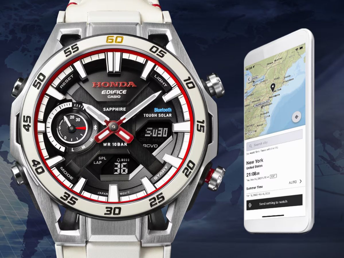Casio wprowadza nową edycję specjalną zegarka Edifice Sospensione Honda collab w Europie