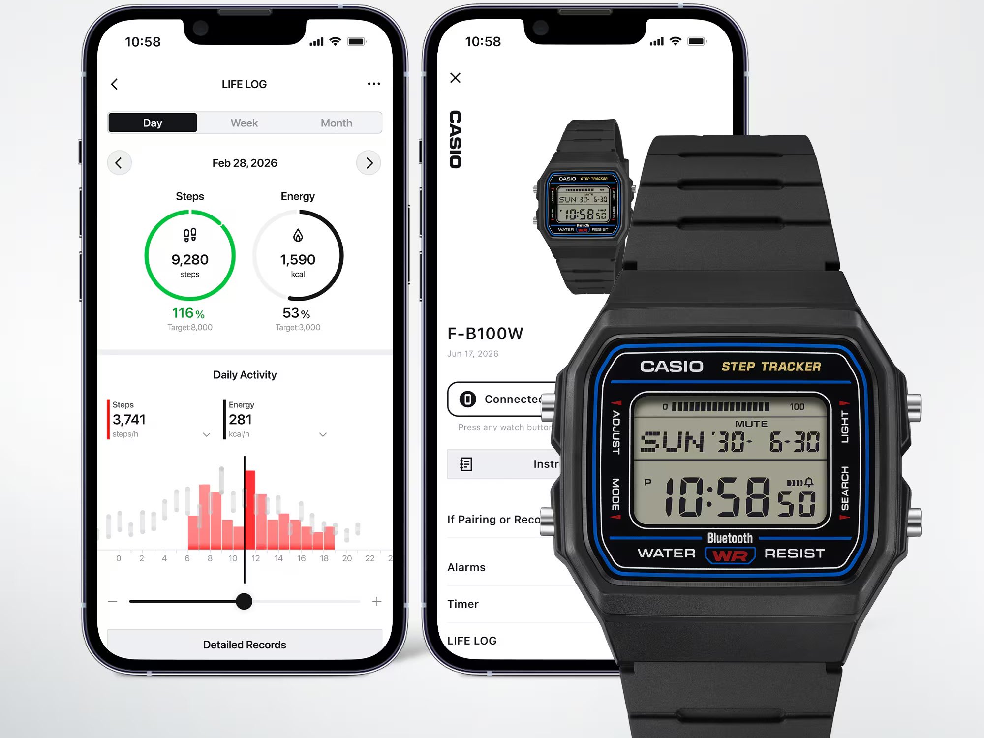 Model F-B100W firmy Casio wyposażony w Bluetooth jest wreszcie dostępny na kolejnych rynkach