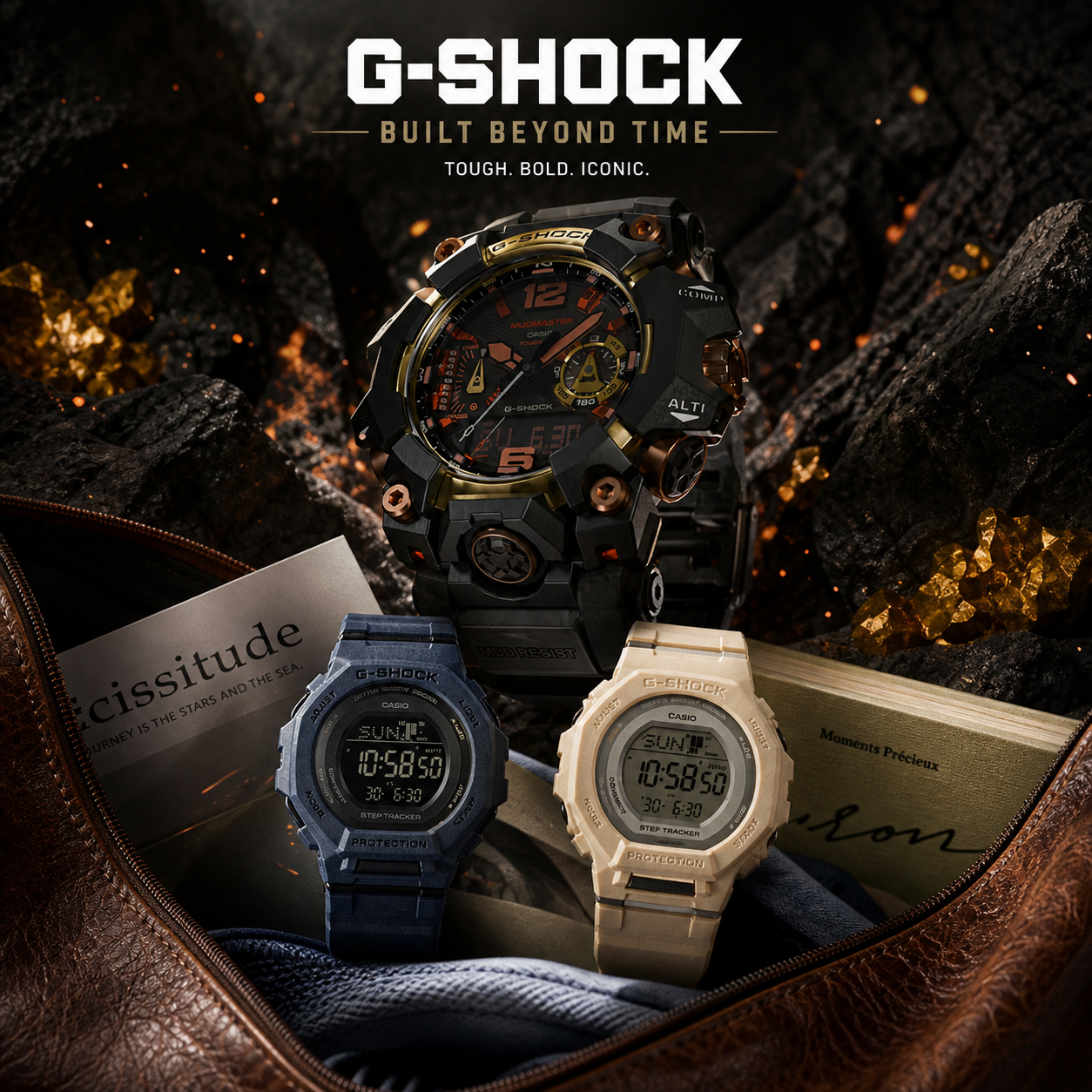 Casio zaprezentuje trzy nowe zegarki G-Shock w maju tego roku w Japonii