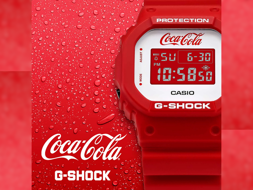 Nowy zegarek Casio G-Shock x Coca-Cola wyciekł, iż jest w drodze