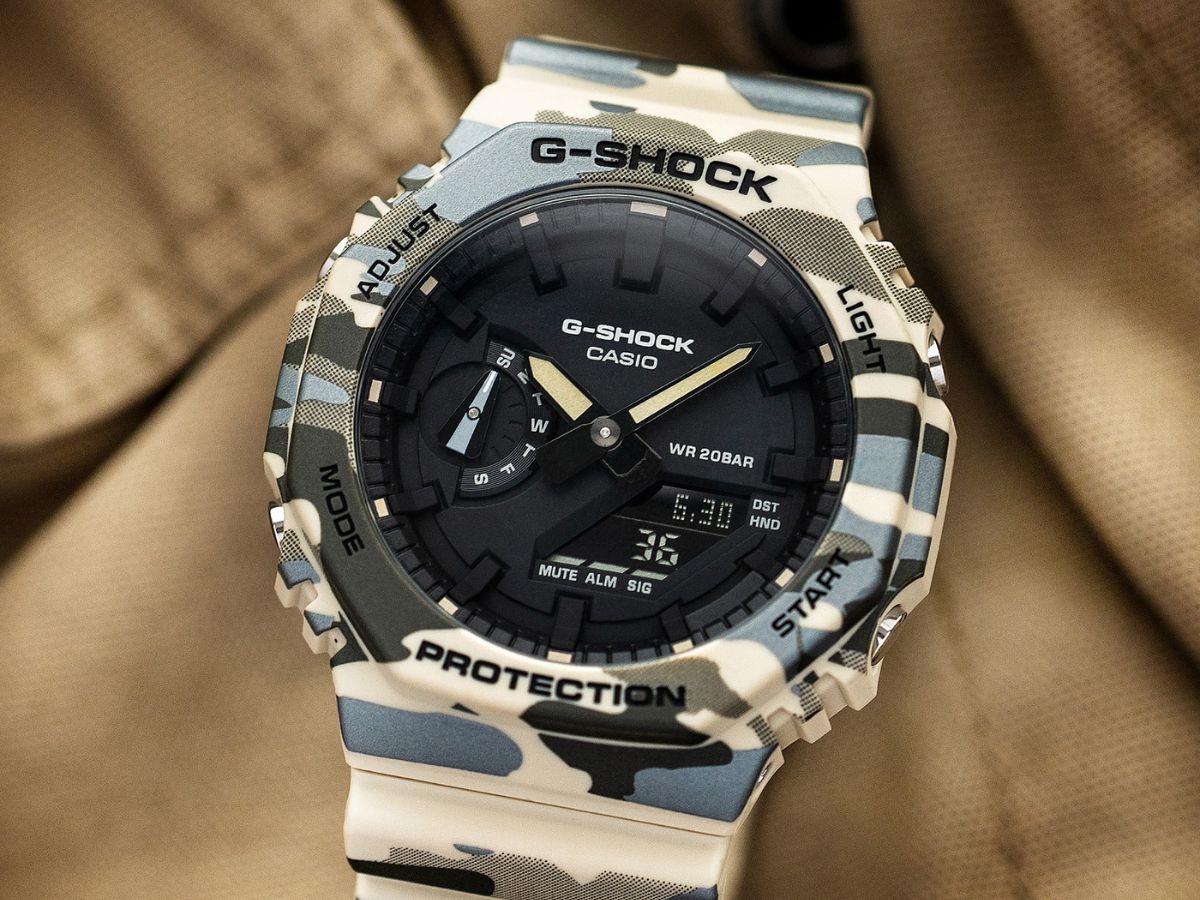 Zegarki Casio G-Shock camo z karbonowym rdzeniem są teraz dostępne w większej liczbie krajów
