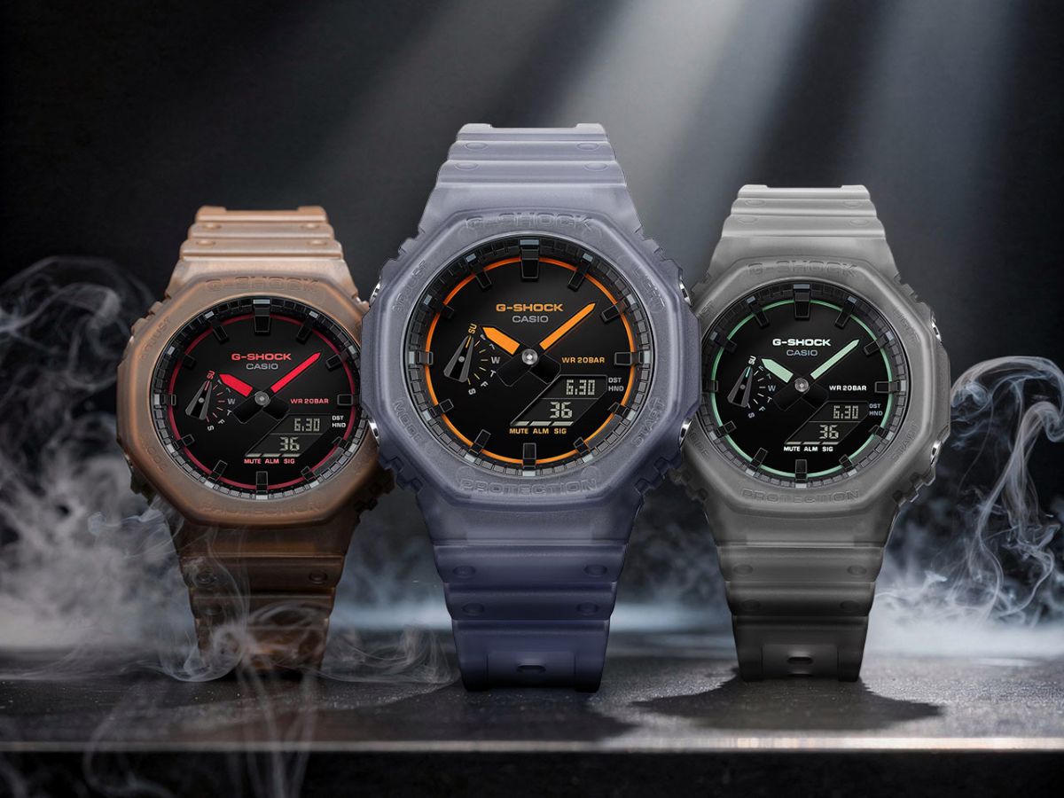 Nowe półprzezroczyste zegarki Casio G-Shock już dostępne w Wielkiej Brytanii