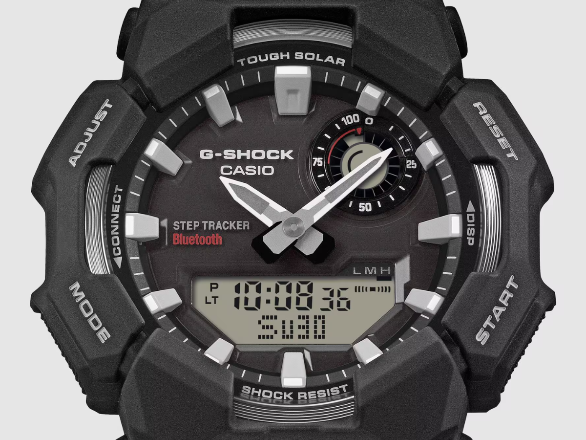 Nowe zegarki Casio G-Shock z funkcją śledzenia kroków i technologią Tough Solar są już dostępne w UE