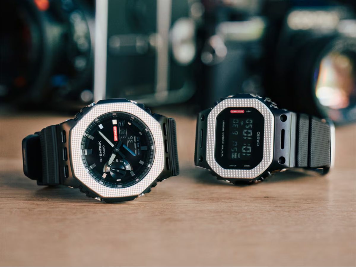 Zegarki Casio G-Shock z teksturowaną metalową ramką są już dostępne w USA