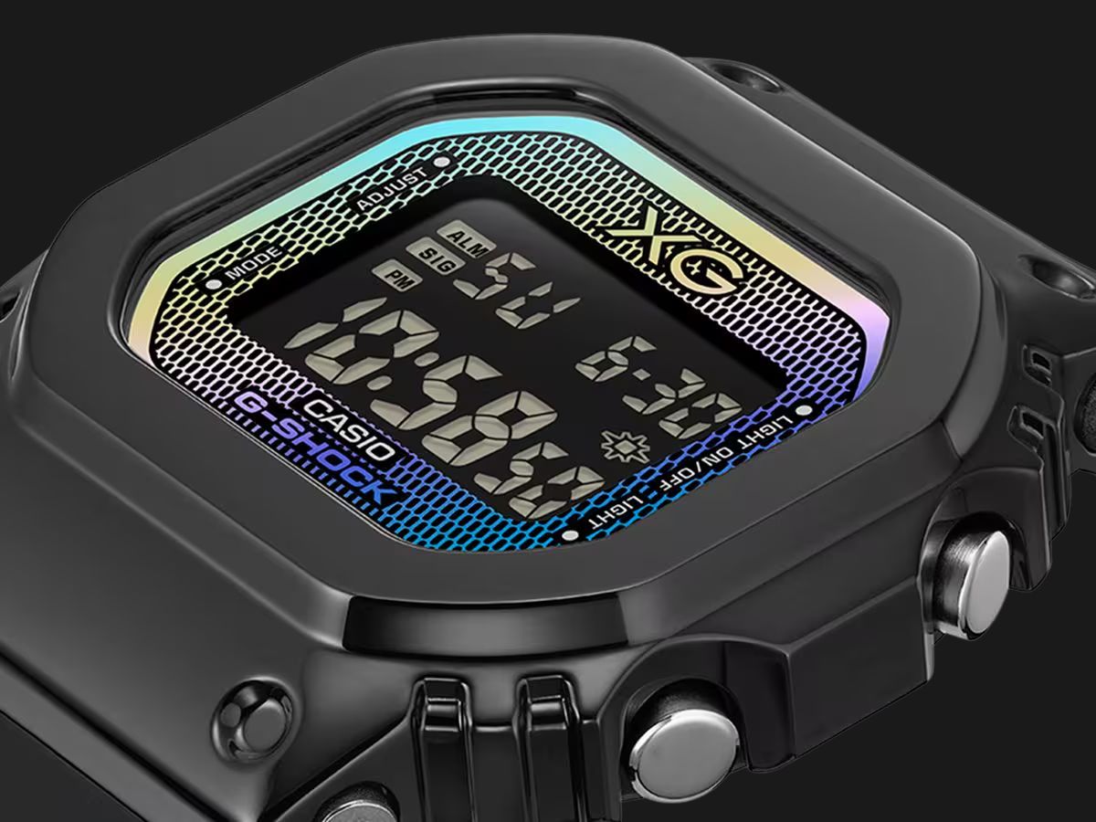 Casio ujawnia nowy zegarek z tęczowym szkłem jako część kolekcji XG