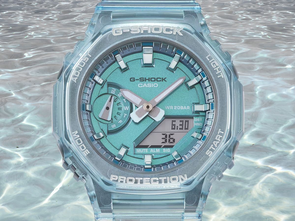 Wkrótce pojawią się nowe zegarki Casio G-Shock z przezroczystą niebieską obudową