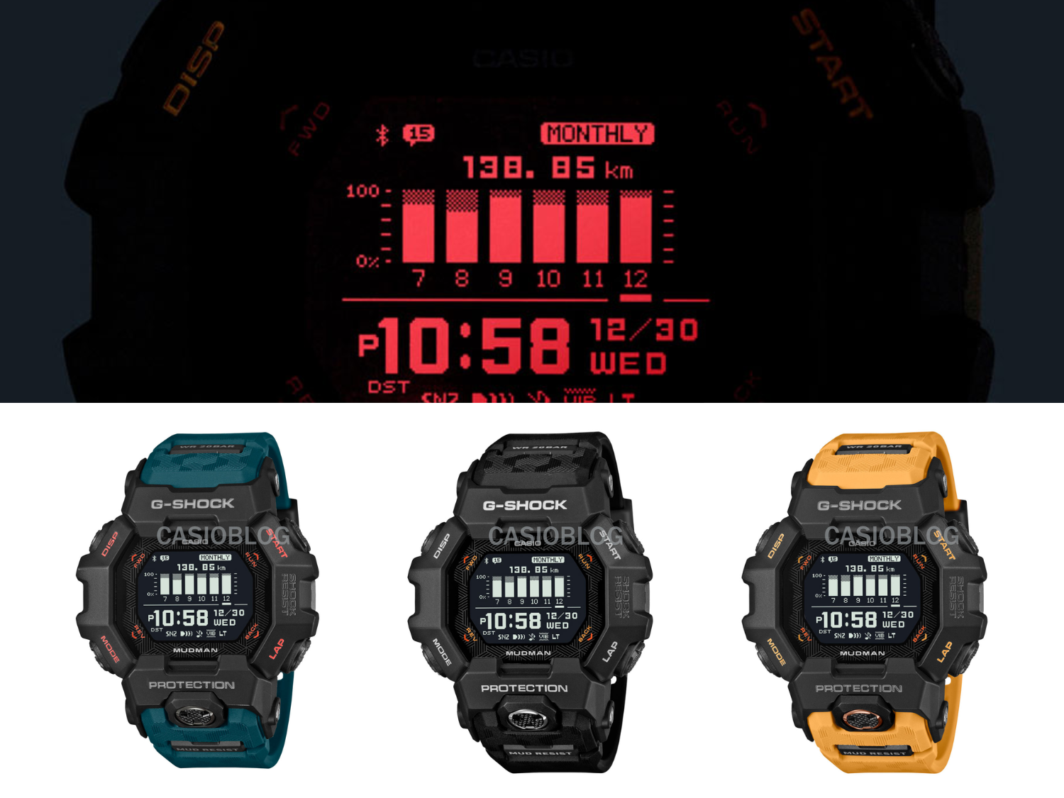 Nowy model Casio Mudman z wyświetlaczem MIP, licznikiem kroków i taktycznym podświetleniem ponownie wyciekł do sieci przed premierą