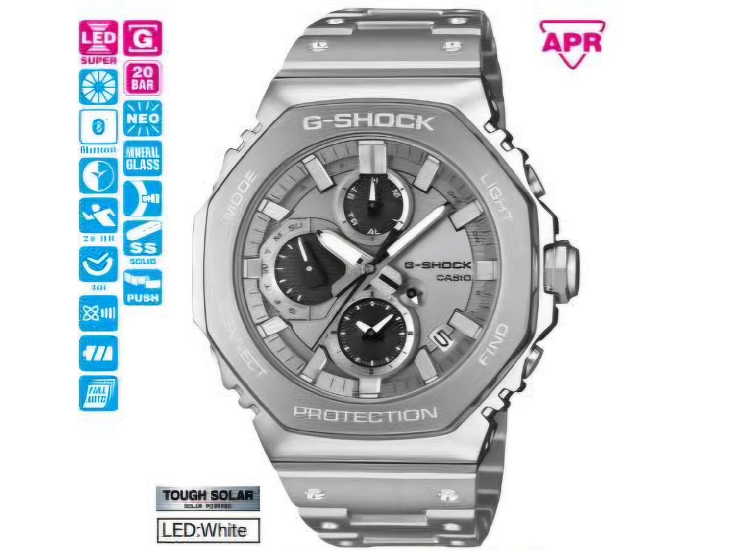 Nowy przeciek Casio GMC-B2100ADS-1ADR ujawnia w pełni metalowy CasiOak z Tough Solar i wstępną premierę w kwietniu