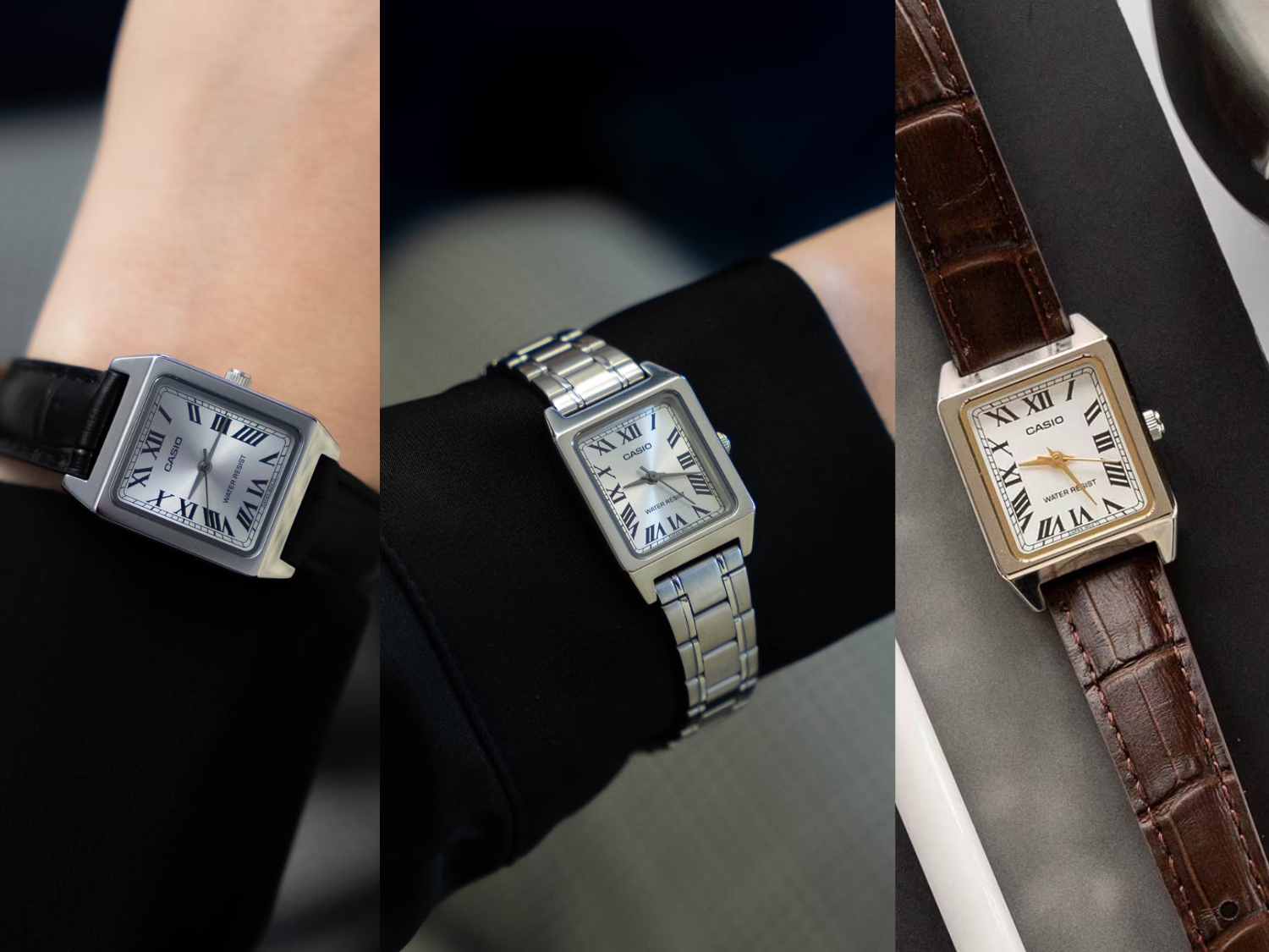 Nowe zegarki Casio z serii LTP-B150 debiutują w przystępnej cenie, oferując nową wersję koperty typu Tank