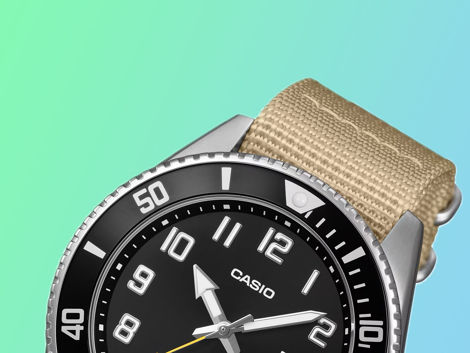 Casio odświeża swój kultowy zegarek do nurkowania, dodając materiałowy pasek, ale to będzie cię kosztować