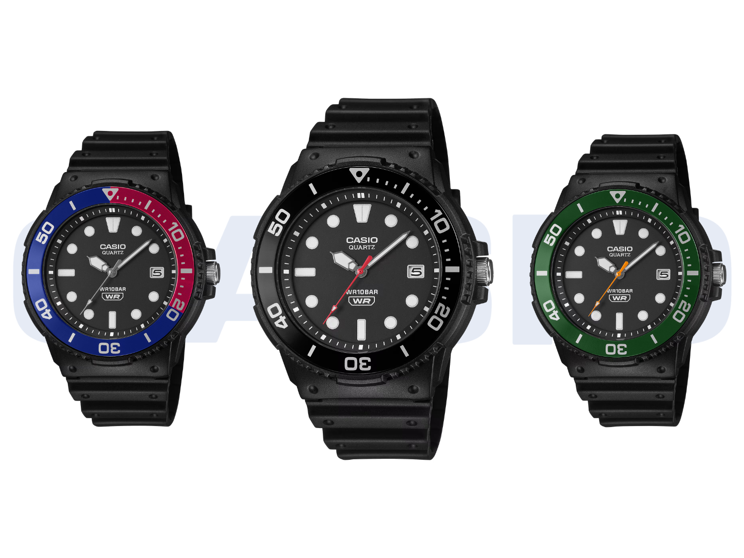 Casio wprowadza na rynek nowe, przystępne cenowo zegarki w stylu nurkowym z obrotowymi aluminiowymi ramkami