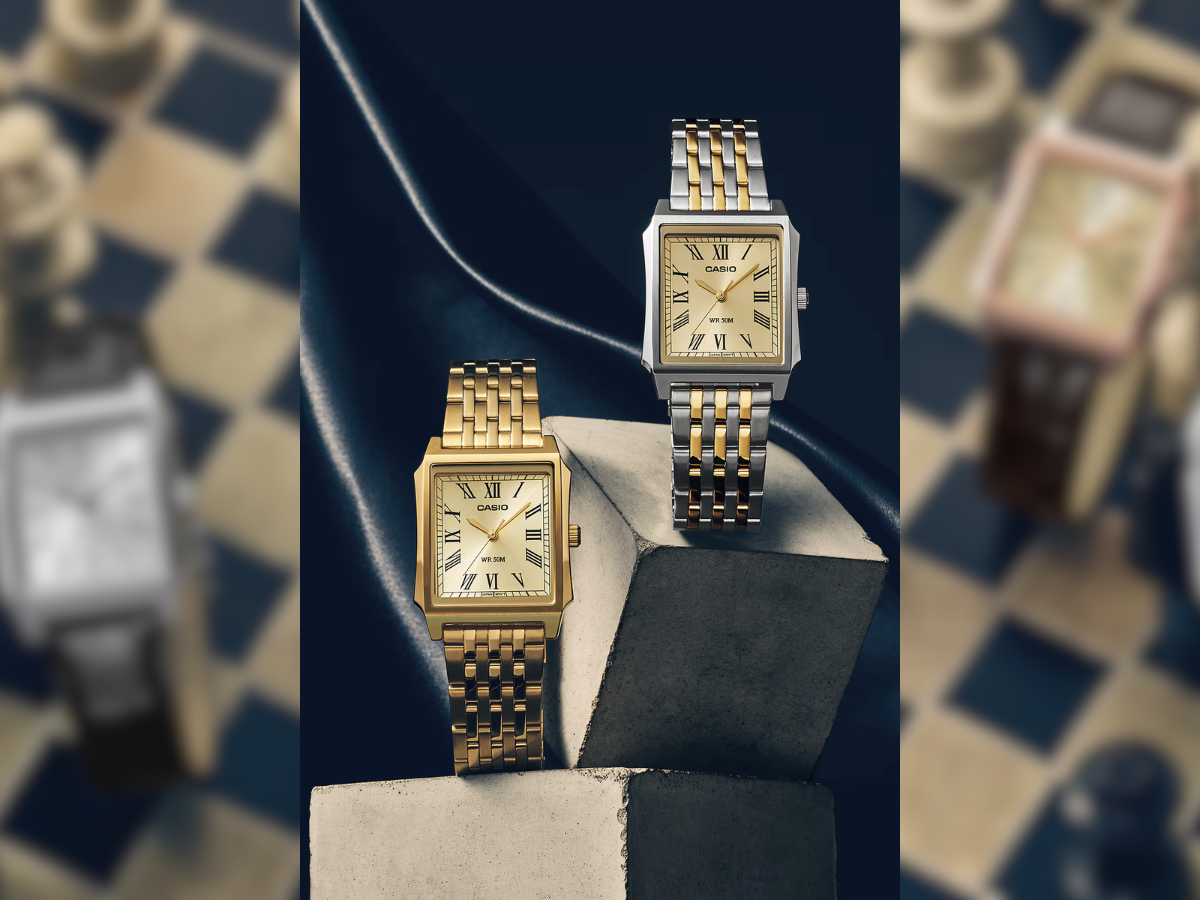 Casio wprowadza na rynek nowe przystępne cenowo zegarki MTP-B190 w stylu Tank z wodoodpornością 50 m