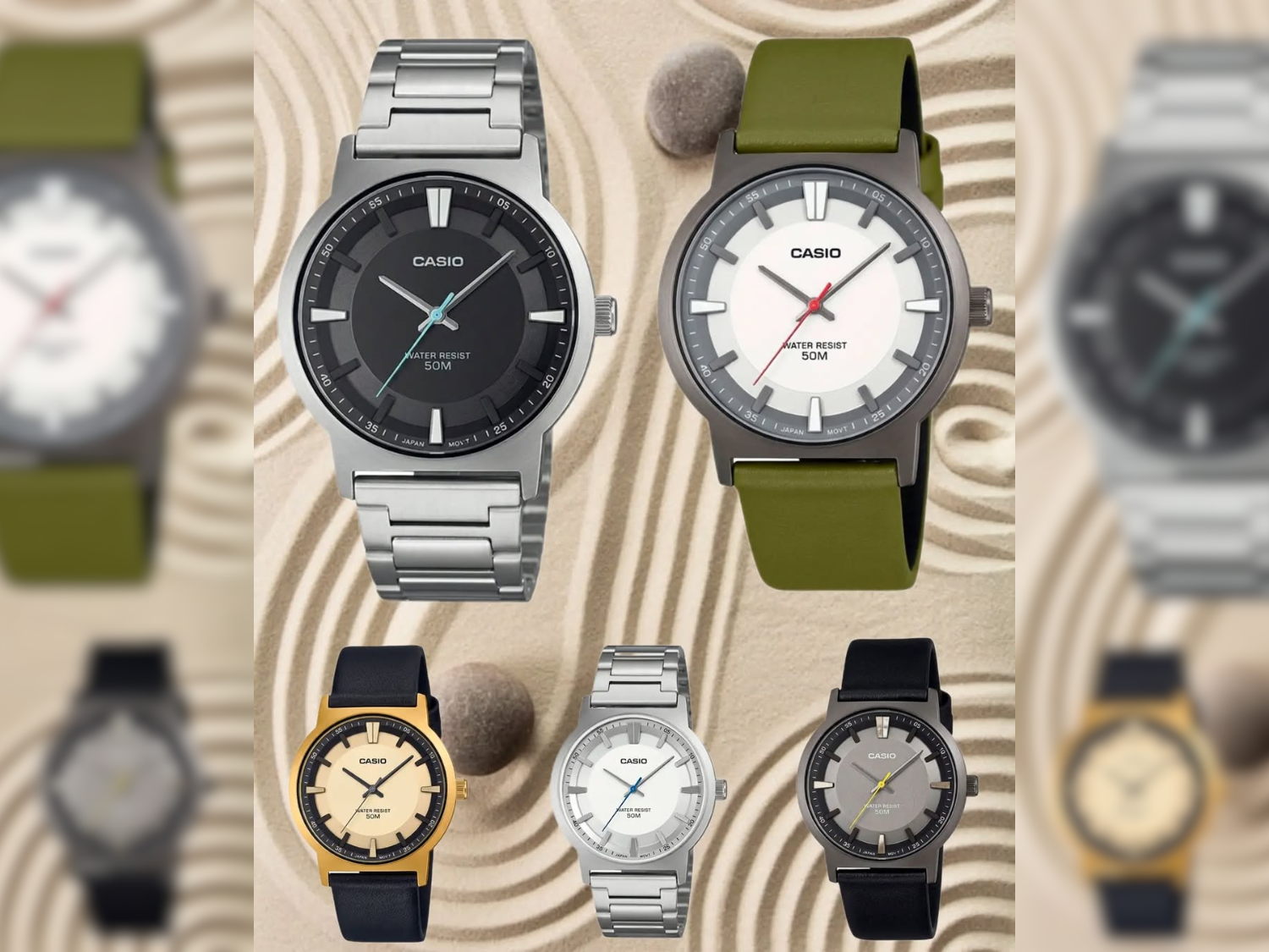 Wkrótce pojawią się nowe zegarki analogowe marki Casio z kopertami ze stali nierdzewnej