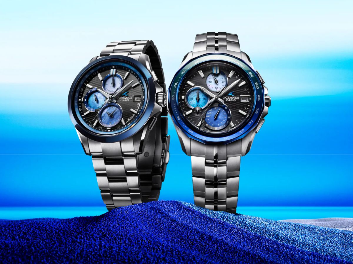 Zegarek Casio Oceanus z efektowną niebieską tarczą niedługo w sprzedaży