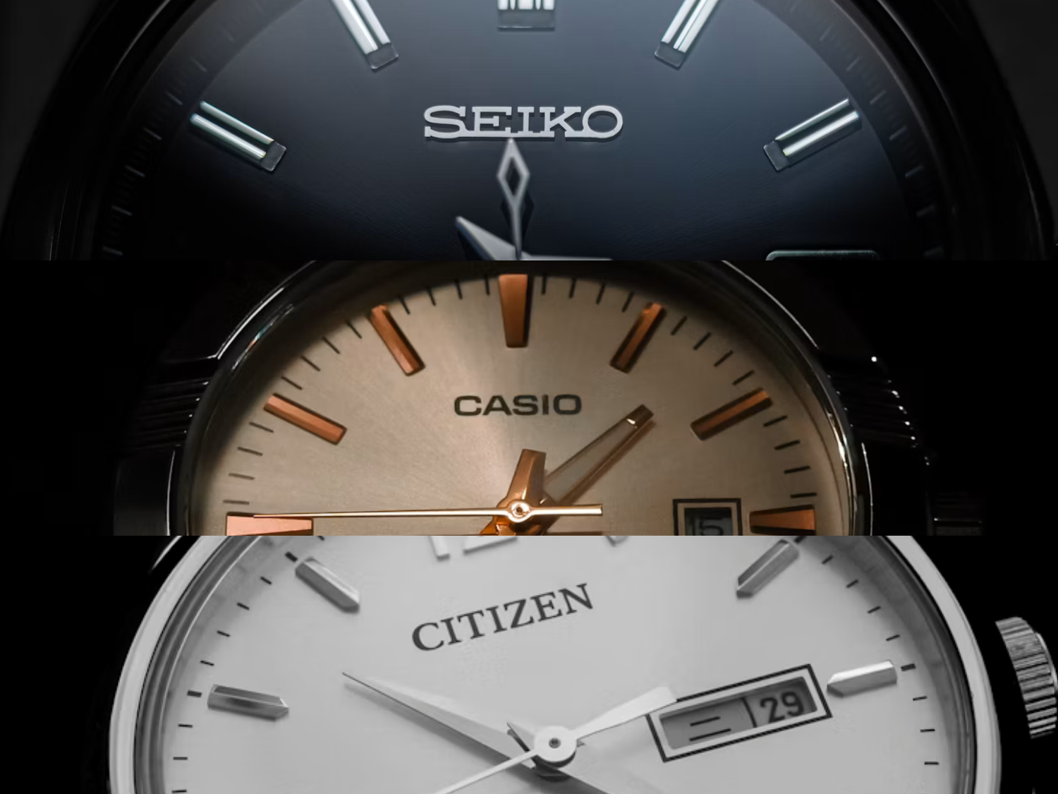 Wszystkie zegarki marek Seiko, Casio i Citizen wprowadzone na rynek w sierpniu do tej pory: kompletne zestawienie