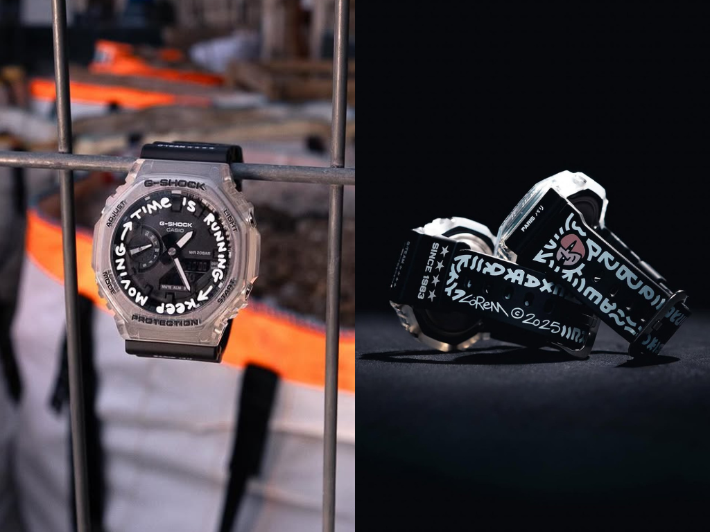 Premiera nowego, ultra-ekskluzywnego zegarka Casio G-Shock x Lorem z grafiką graffiti