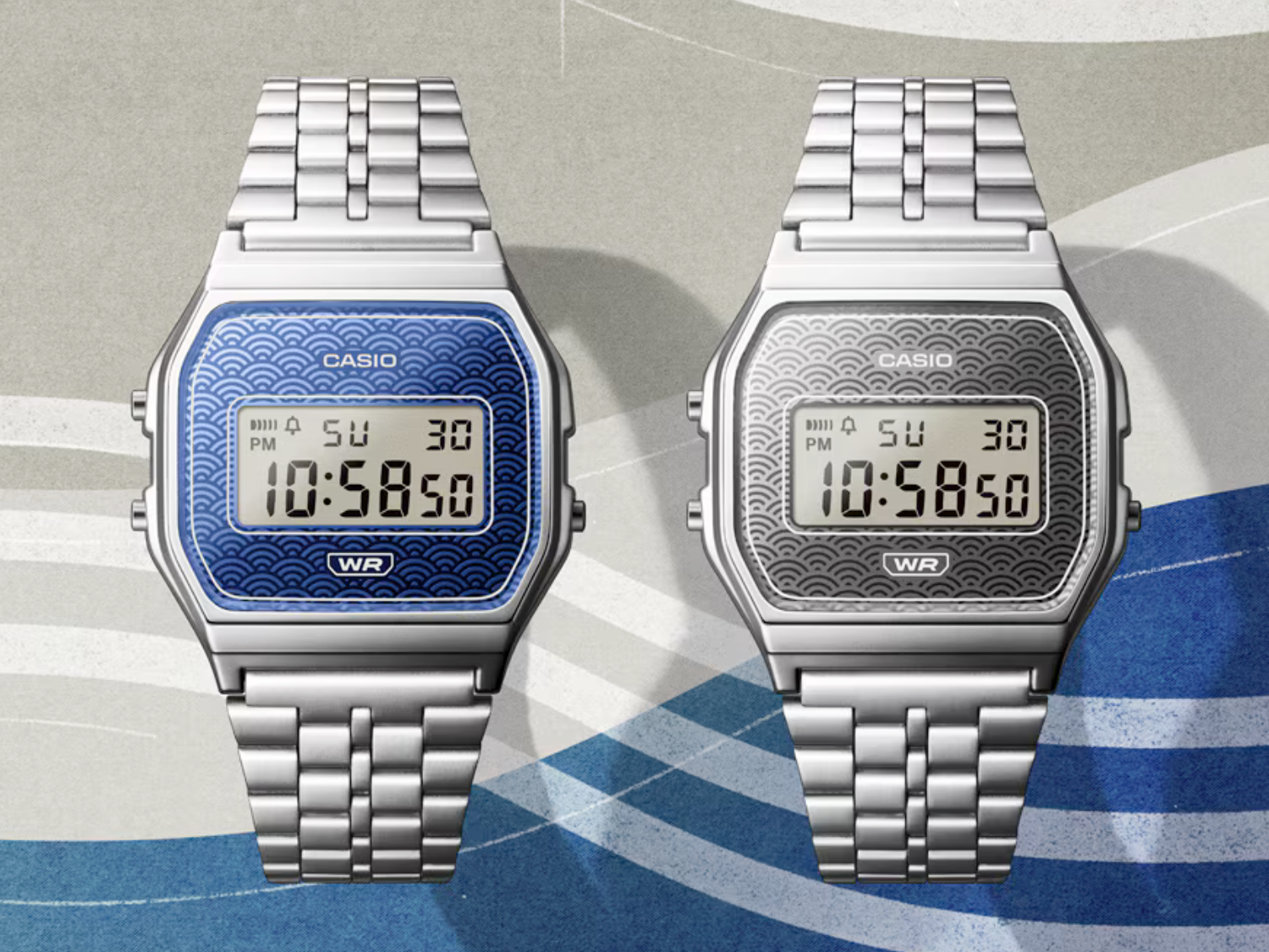 Nowe japońskie zegarki Casio Vintage z wzorem fali są już oficjalne