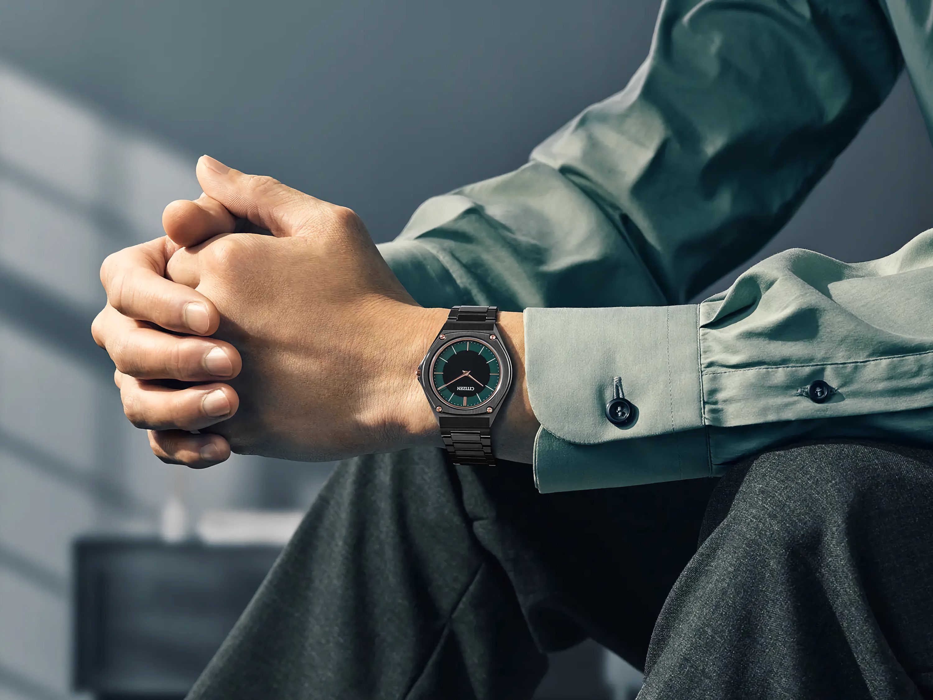 Firma Citizen prezentuje ultracienki zegarek Eco-Drive One z zachwycającą zieloną tarczą