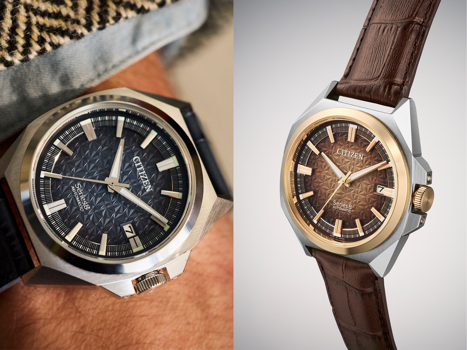 Nowe limitowane zegarki automatyczne Citizen Series 8 debiutują z odpornym na pola magnetyczne kalibrem 9051