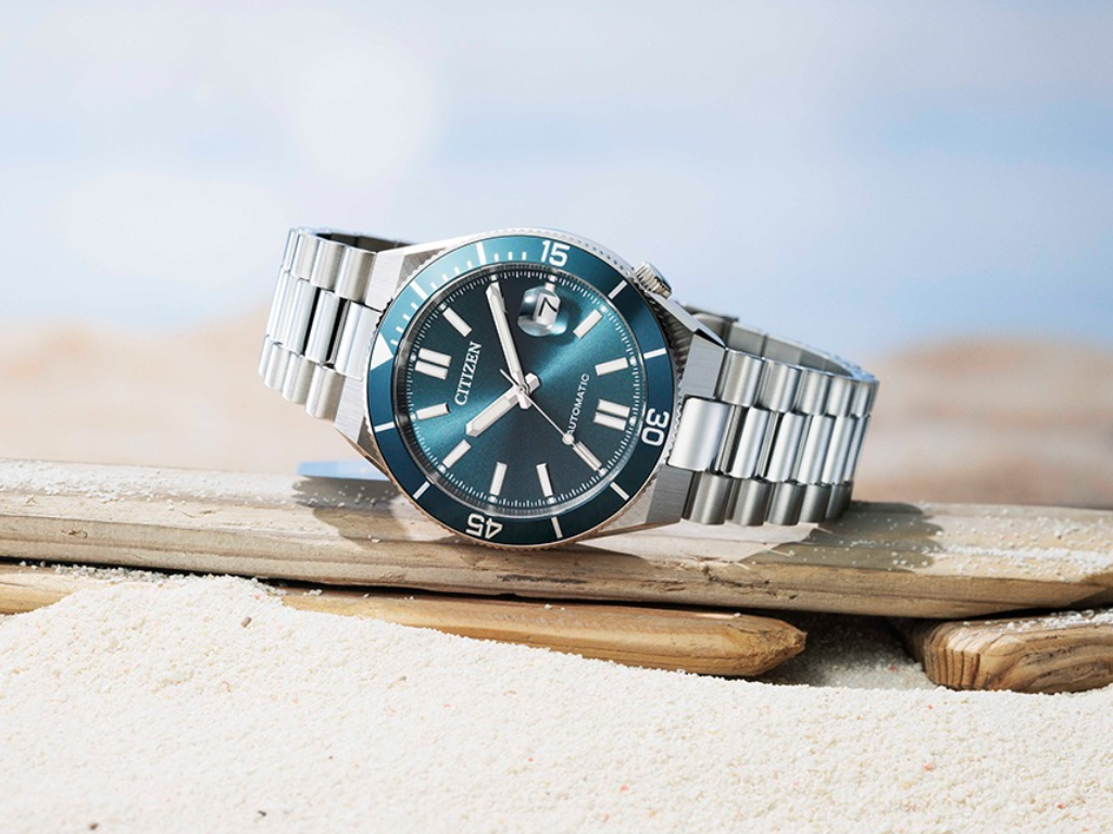 Nowe zegarki Citizen ze stali nierdzewnej z kalibrem 8210 i szafirowym szkiełkiem