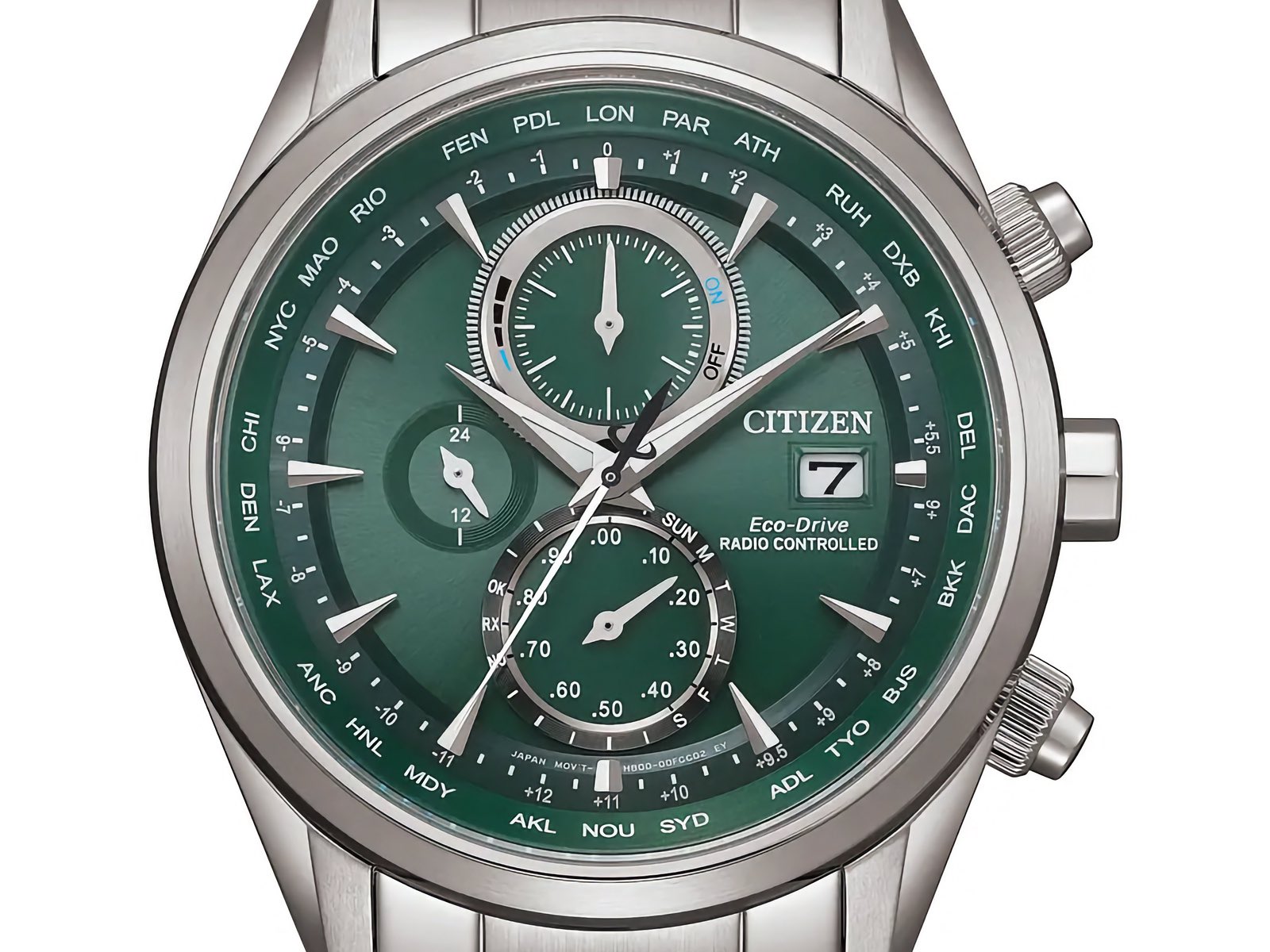 Nowy chronograf Citizen z funkcją czasu światowego automatycznie dostosowuje czas podczas podróży