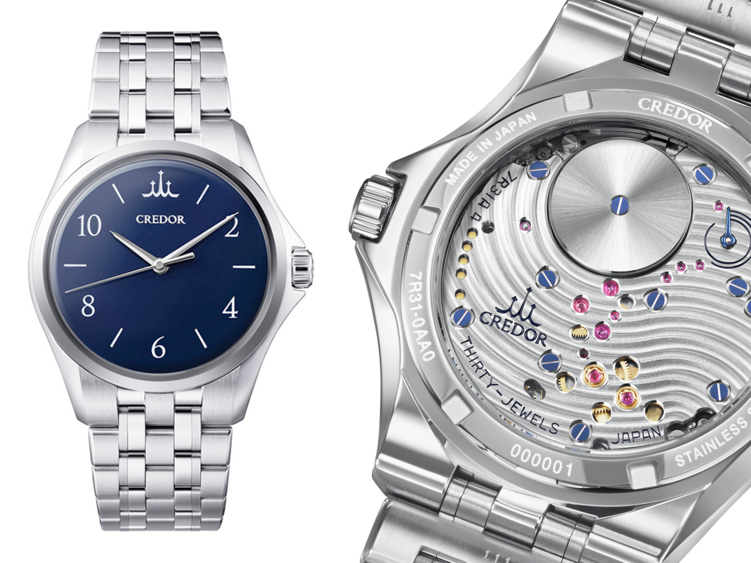 Nowy mechaniczny zegarek Seiko Credor Kuon GCLX995 dodaje niebieską ceramiczną tarczę do manualnie nakręcanej linii Spring Drive